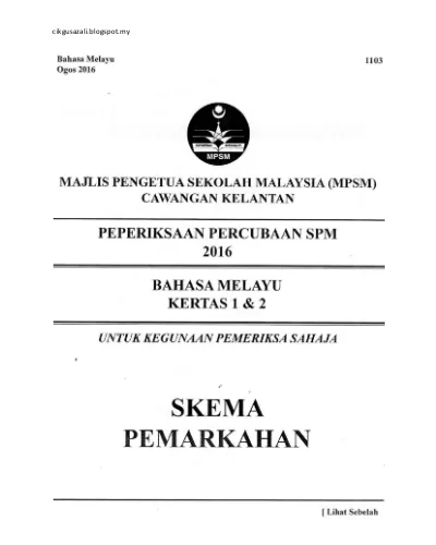 Mpsm Kelantan Bio Spm K1 3 2015 Skema