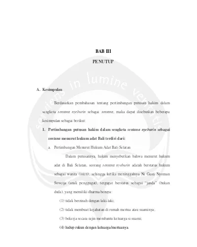 Makalah Kasus Hukum Adat Bali