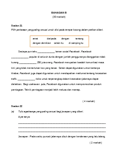 Bk1 Bahasa Melayu Pemahaman Dan Penulisan